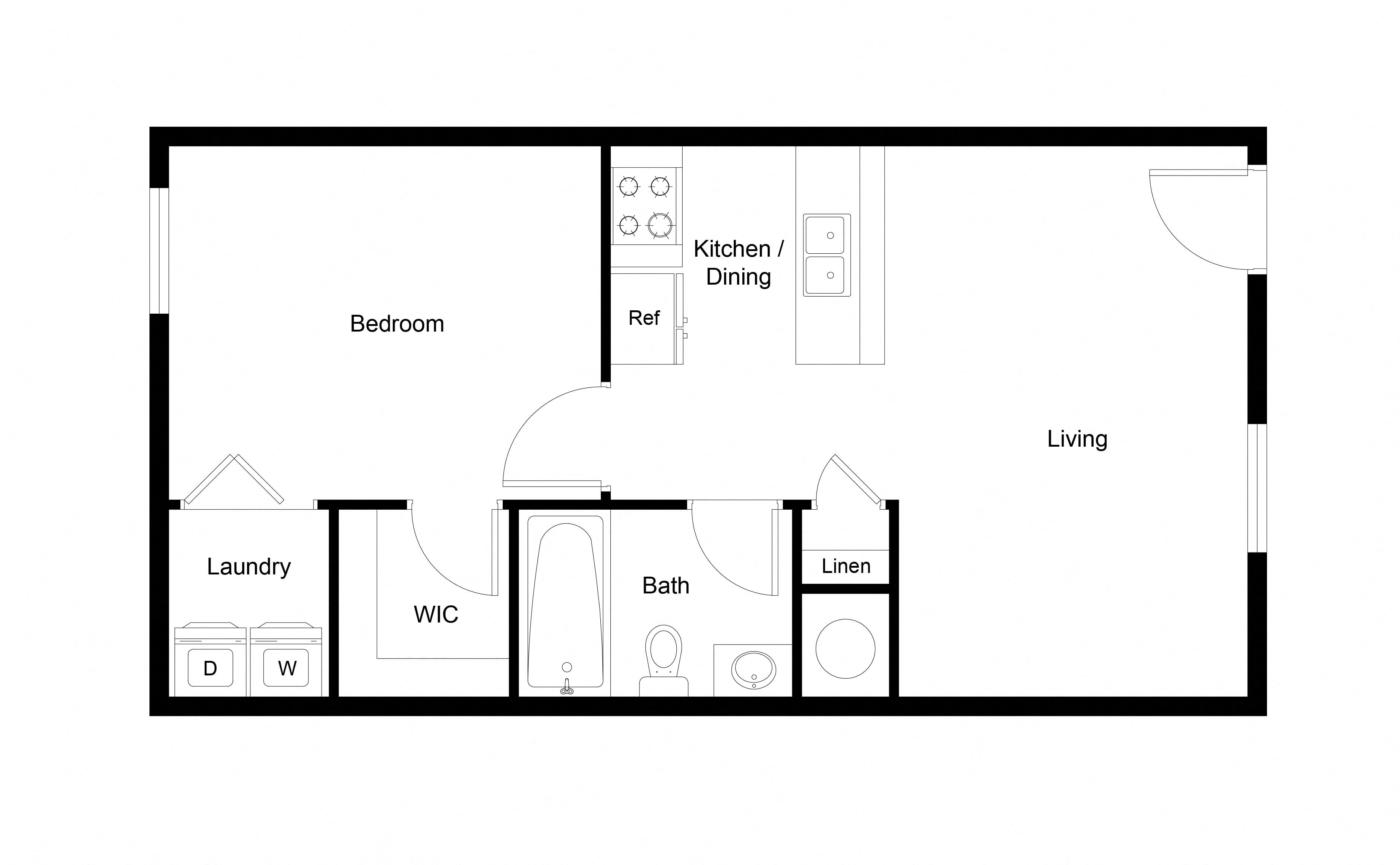 A1 floor plan